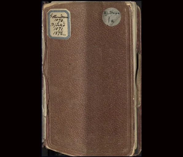 omslaget av en dagbok