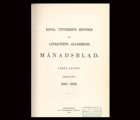 Bokomslag till arkeologisk rapport