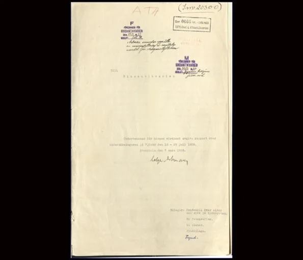 Omslag till en arkeologisk rapport