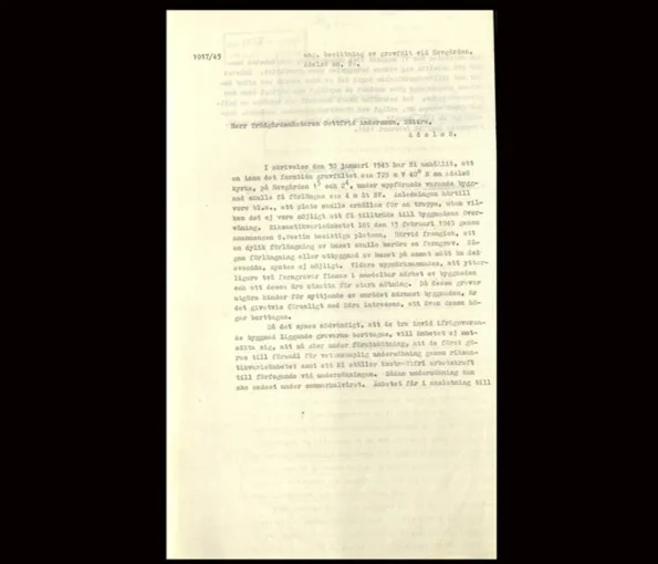 Gammalt dokument med text